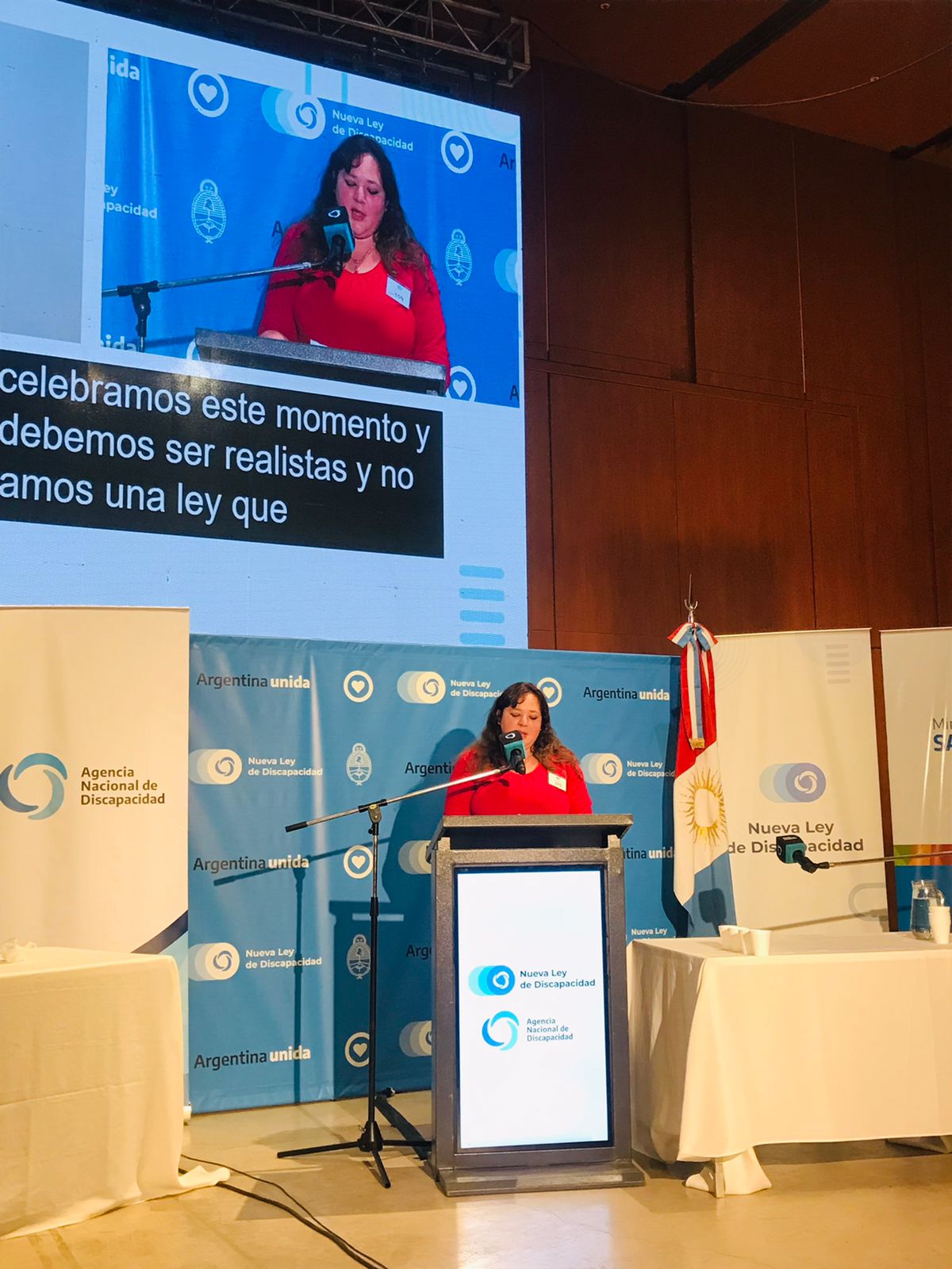 Intervención de Laura Gimenez en las audiencias nacionales por la Nueva Ley Nacional de Discapacidad. 2 2